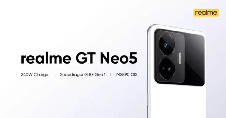 Realme GT Neo 5 has been confirmed to be released in China next month
