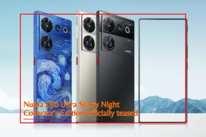 Nubia Z50 Ultra Starry Night Collector's Edition officially teased featured image