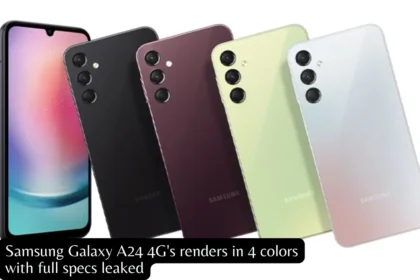 Samsung Galaxy A24 4G's renders in 4 colors with full specs leaked featured image